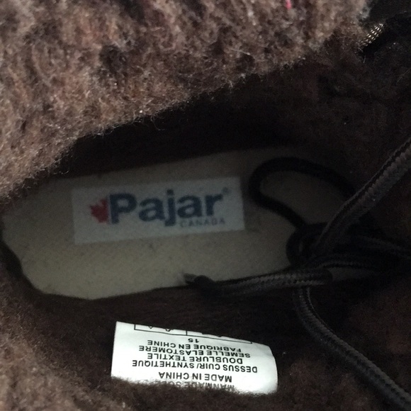 Pajar Men's Waterproof Leather Boots, Brown - Picture 6 of 7